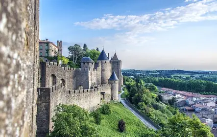 Entradas para el Château Comtal en la ciudad fortificada de Carcassonne