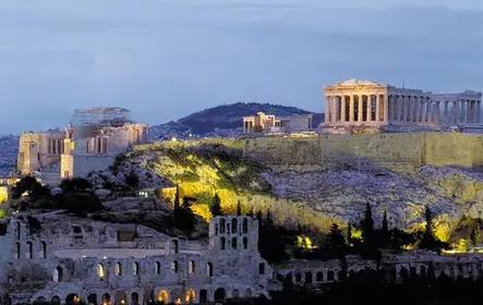 Atenas de noche